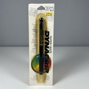 Vintage Paper Mate Dynagrip RT30 Ball Pen Medium Point Blue Ink Japan -B